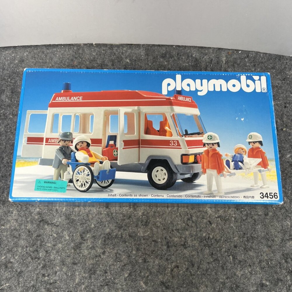 PLAYMOBIL 3456 AMBULANCE MADE IN GERMANY 1992 NIOB - Picture 14 of 15
